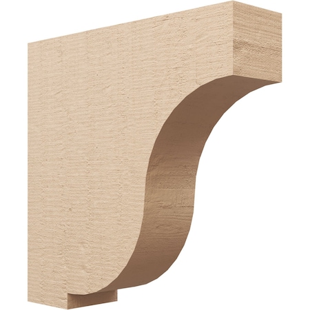 Ekena Millwork 7"W x 28"D x 28"H Thin Van Buren Rough Cedar Woodgrain TimberThane Corbel, Primed Tan CORUR07X28X28VANRCPR